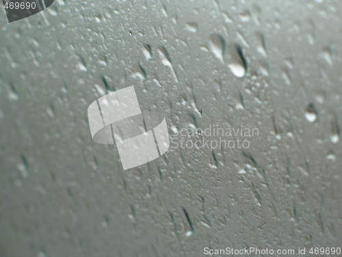 Image of rain drops in a window