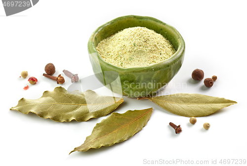 Image of bowl of dried plant powder