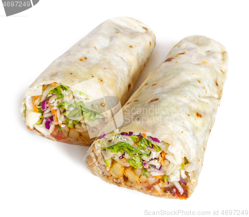 Image of doner kebab wrap