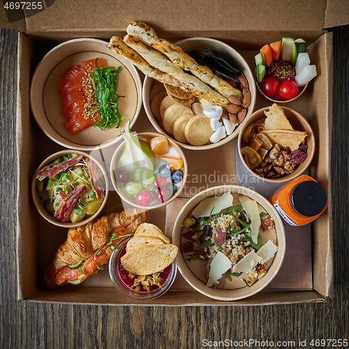 Image of various take away food