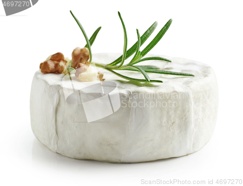 Image of fresh whole brie cheese