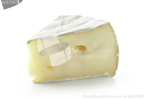 Image of piece of brie cheese