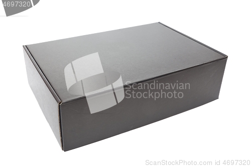 Image of Unopened Black Cardboard Box