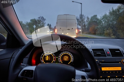 Image of Driving in the evening