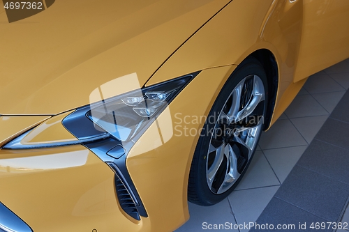 Image of Lexus LC 500 luxury coupe detail