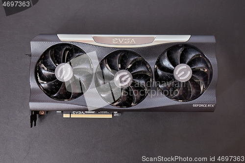 Image of EVGA Geforce RTX 3090 Nvidia GPU display