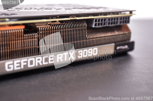 Image of EVGA Geforce RTX 3090 Nvidia GPU display