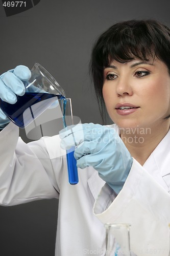 Image of Laboratory chemist at work