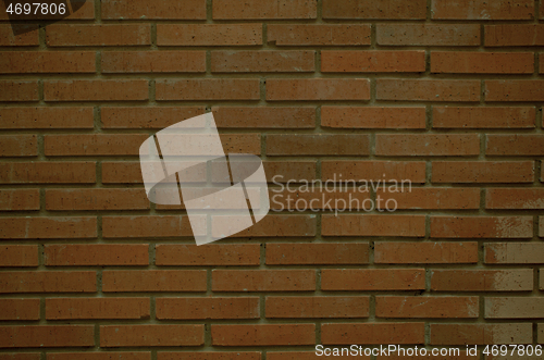Image of Red brick wall full frame background texture