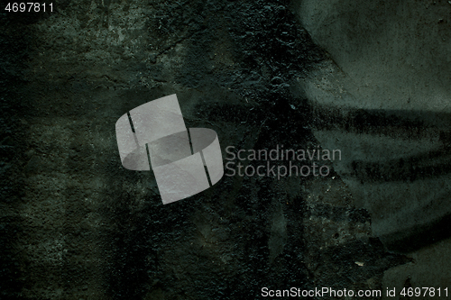 Image of Grungy dark cement wall background texture