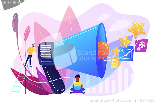 Image of Promotion strategy concept vector illustration.