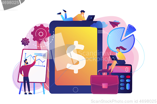 Image of Enterprise accounting concept vector illustration.