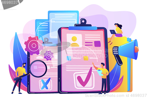 Image of Hiring employee concept vector illustration.
