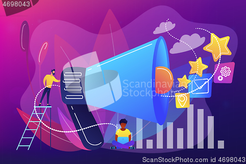 Image of Promotion strategy concept vector illustration.