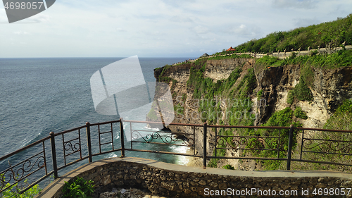 Image of Cliff at Uluwatu Temple or Pura Luhur Uluwatu