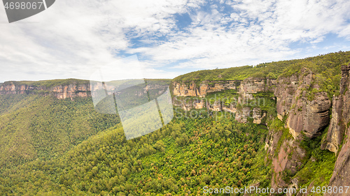 Image of the Blue Mountains Australia fisheye lens