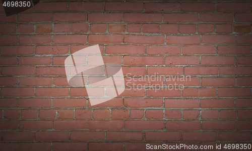 Image of Red brick wall background texture