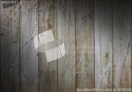 Image of Distressed wooden background with weathered boards