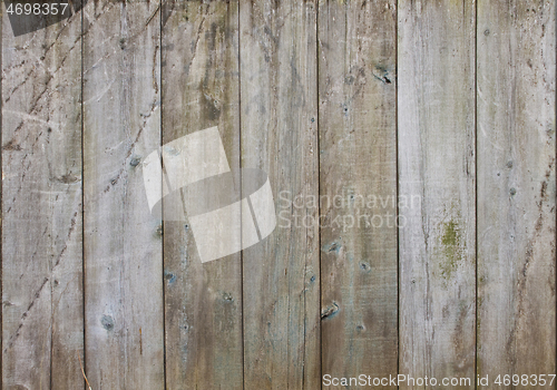 Image of Distressed wooden background with weathered boards