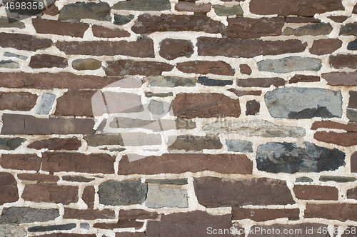 Image of Stone masonry wall background texture