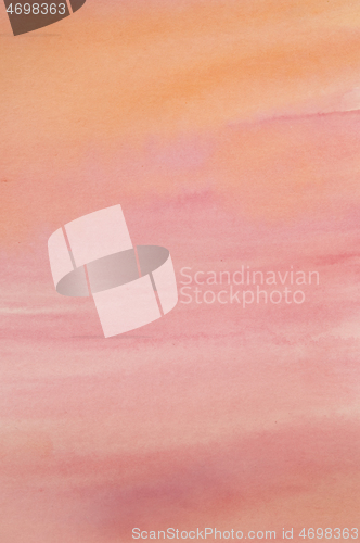 Image of Pink and gold watercolor color background