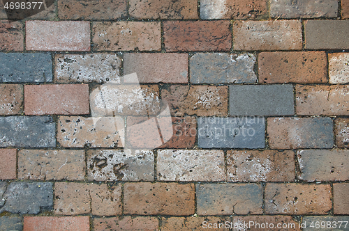 Image of Multi-colored brick work texture