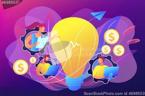 Image of concept vector illustration.