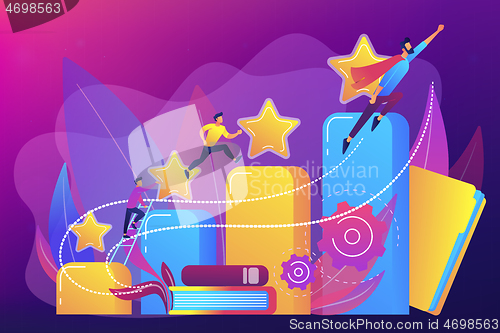 Image of Career development concept vector illustration.