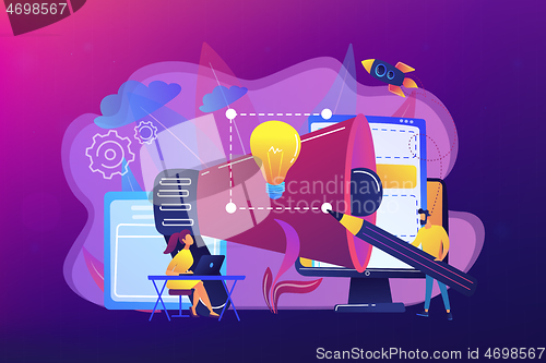 Image of Brand identity concept vector illustration.