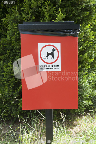 Image of Dog wast bin