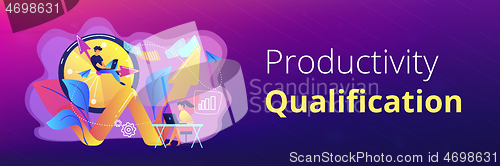 Image of Productivity concept banner header.