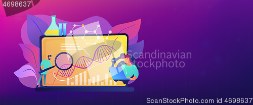 Image of Biotechnology concept banner header.