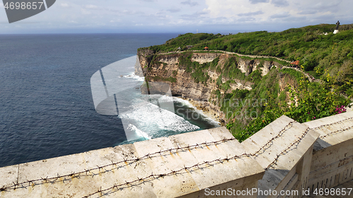 Image of Cliff at Uluwatu Temple or Pura Luhur Uluwatu