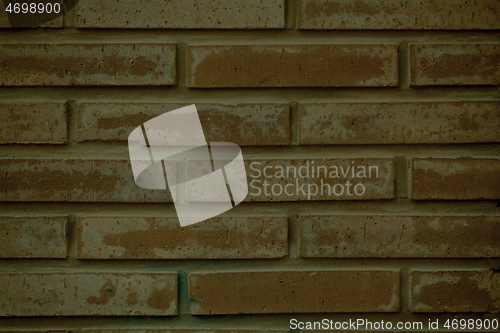 Image of Clay brick wall background texture