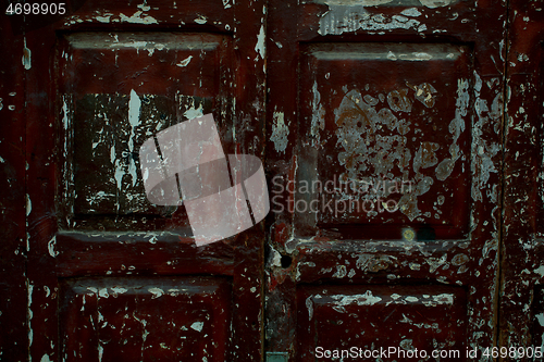 Image of Background texture of an old wooden door