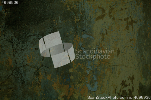 Image of Old damaged cracked wall background texture