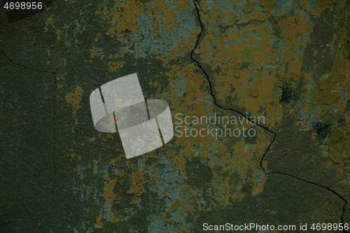 Image of Old grungy wall background texture with cracks