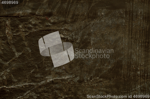 Image of Old rough cast painted concrete wall texture