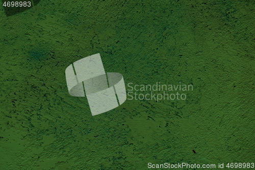 Image of Painted green wall background texture