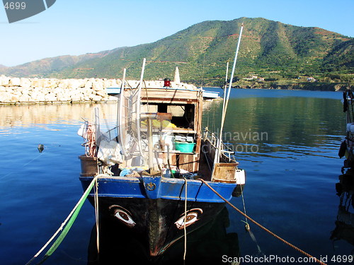 Image of The eyes of the boat. Pomos. Cyprus