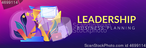 Image of Business success concept banner header.