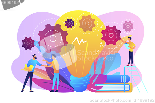 Image of Business idea concept vector illustration.