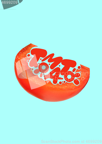 Image of Modern design. Contemporary art collage.