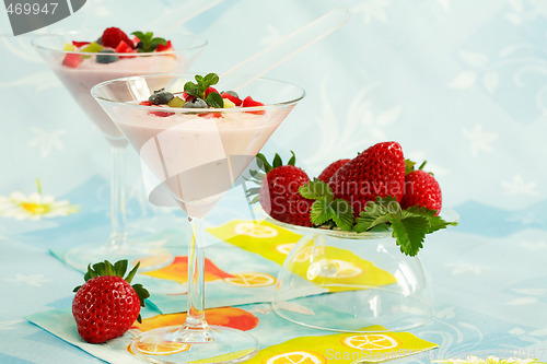 Image of Yogurt with fresh fruits