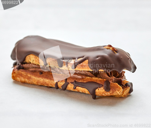 Image of freshly baked eclair