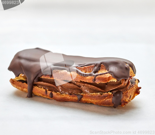 Image of freshly baked eclair