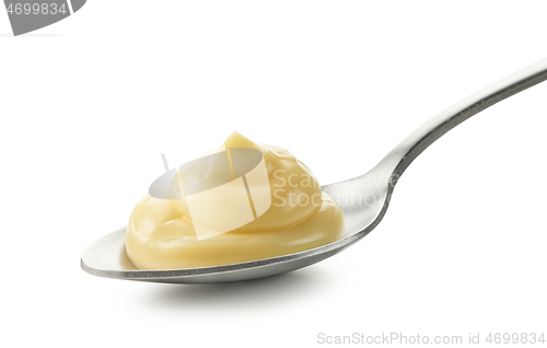 Image of spoon of mayonnaise