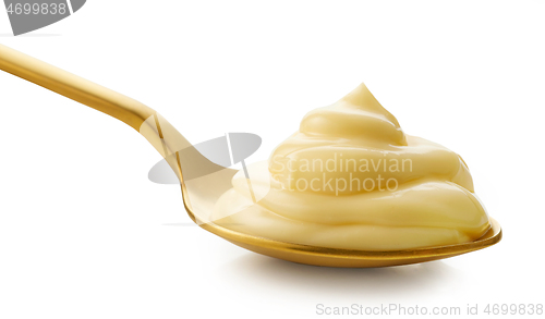 Image of spoon of mayonnaise