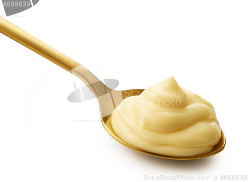 Image of spoon of mayonnaise