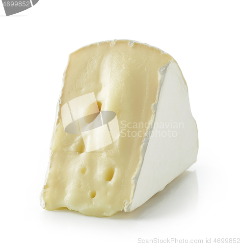 Image of piece of brie cheese